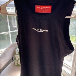 Black 'Don't Eat the Homies' Tank Top